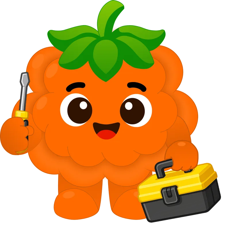 ToolBerry handyman mascot