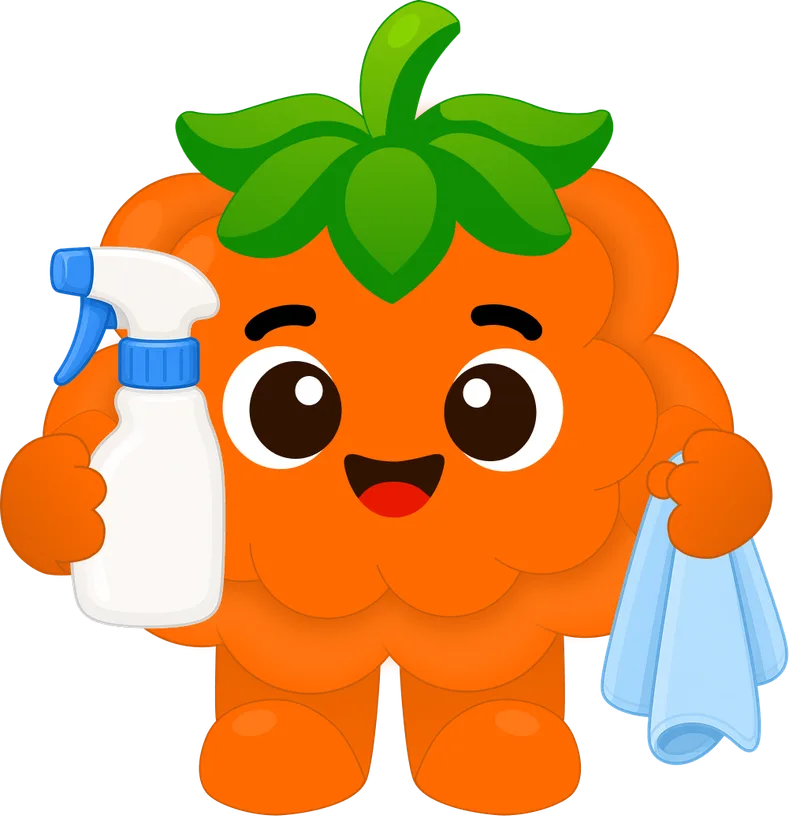 ToolBerry housekeeper mascot