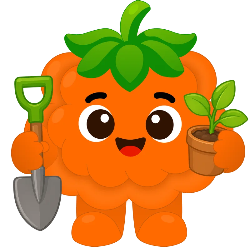 ToolBerry landscaper mascot