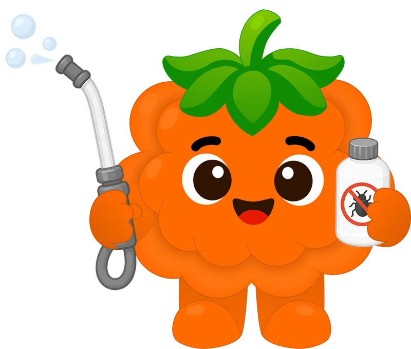ToolBerry pest-control mascot