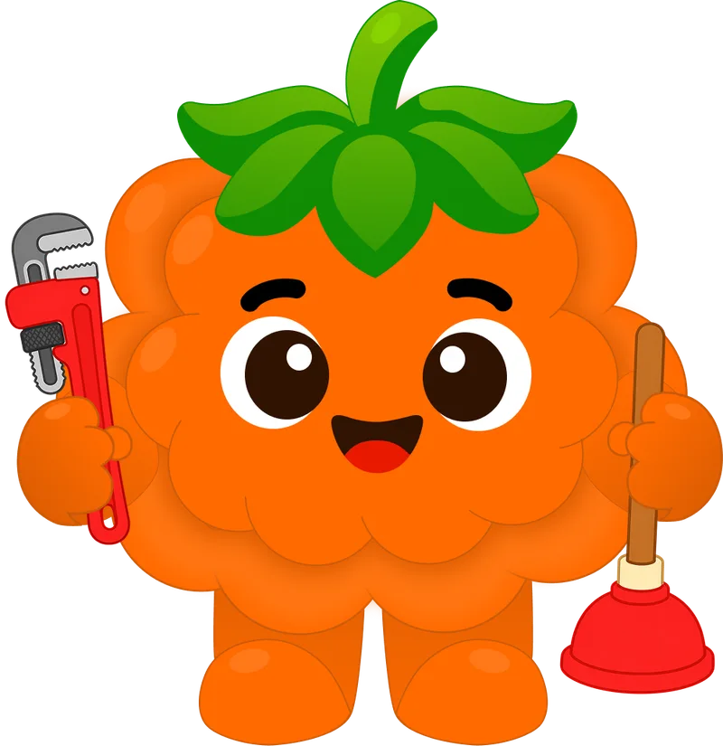 ToolBerry plumber mascot